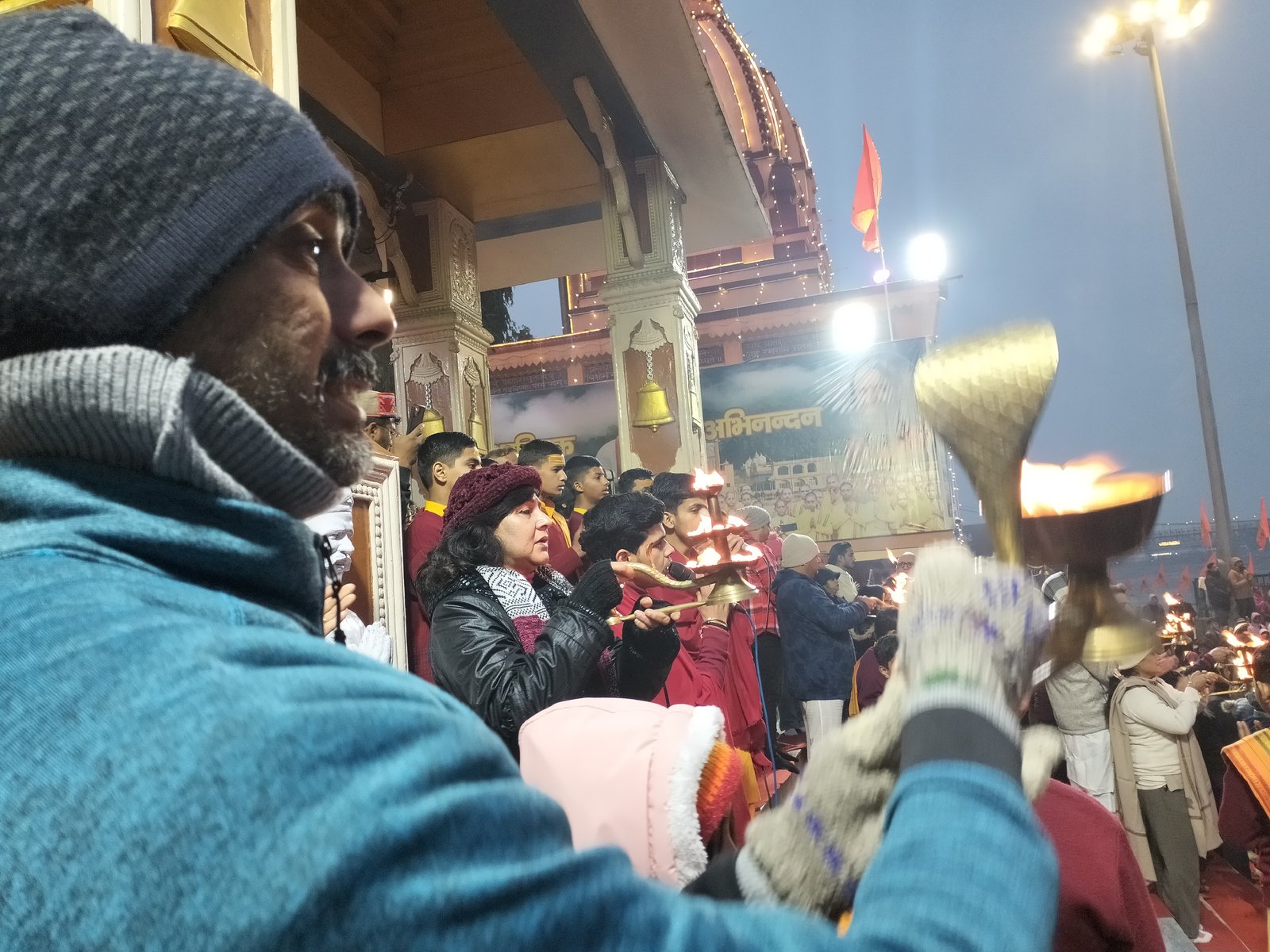 Maha Ganga Aarti at Triveni Ghat Rishikesh