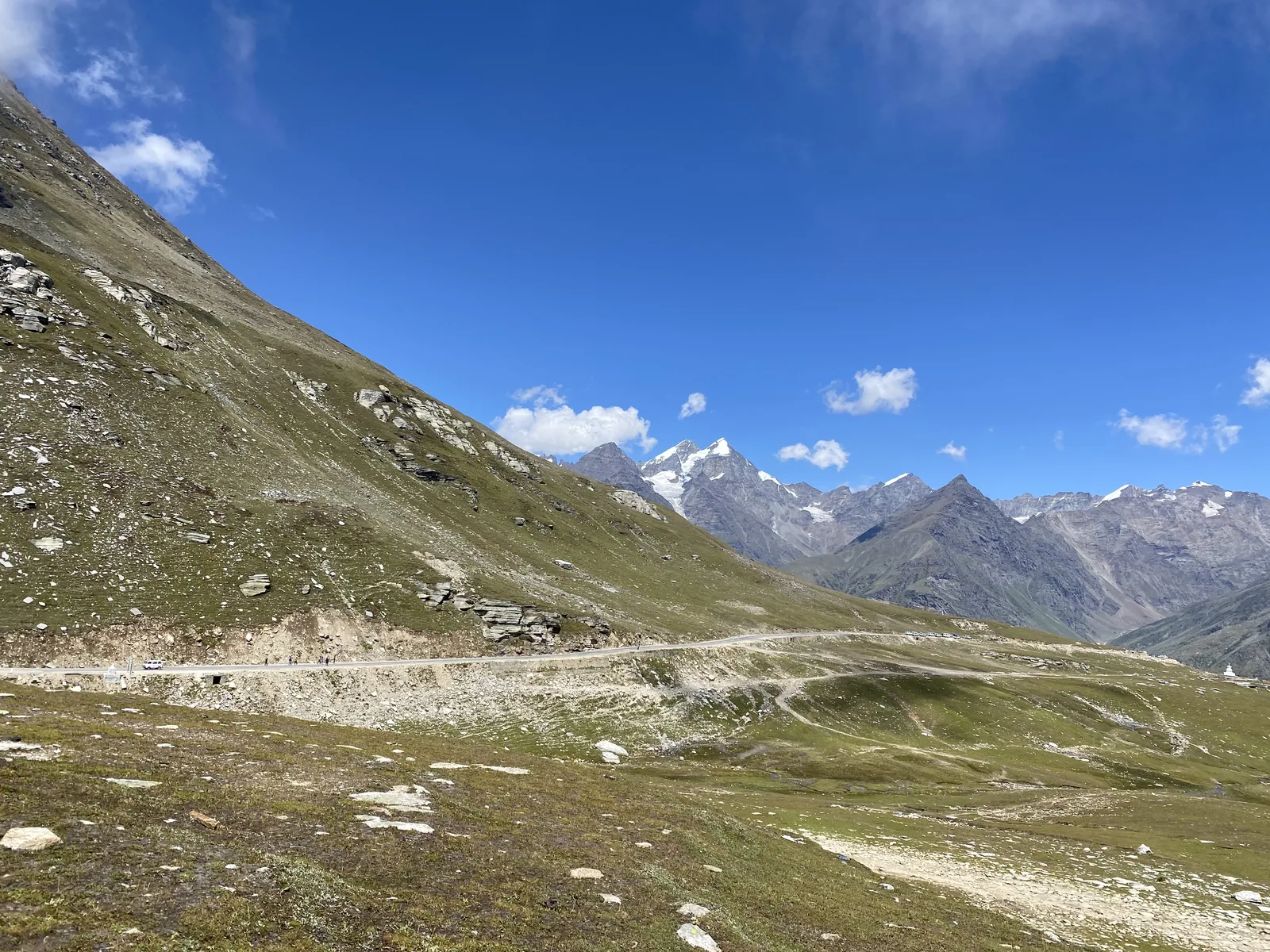 Rohtang Pass Snow Peak Mountain Views Near Manali