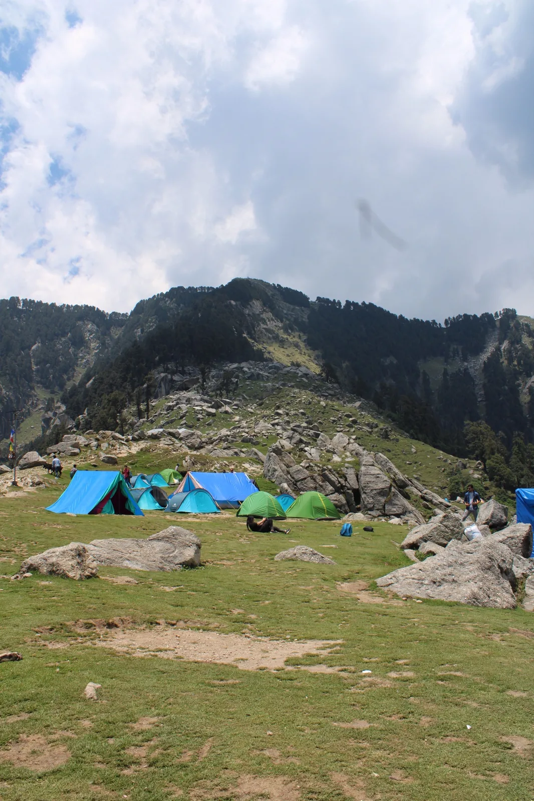 Triund Trek Ridge Camp Site Dharamshala